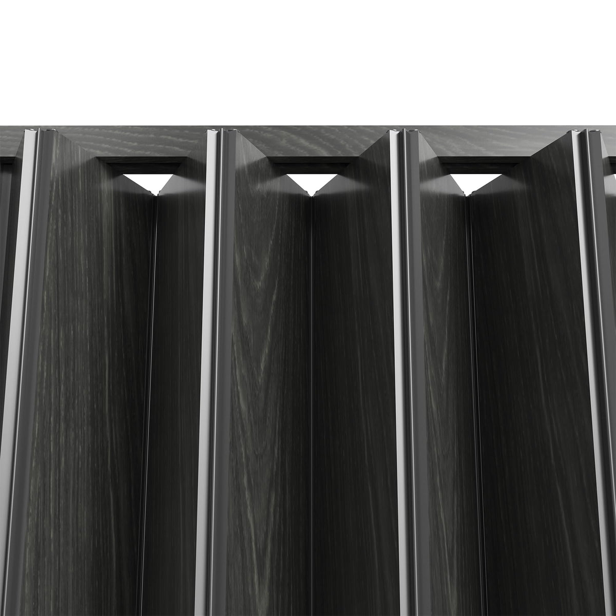 SmartStandard 32" x 80" Accordion Doors Interior, Double Walled, Black