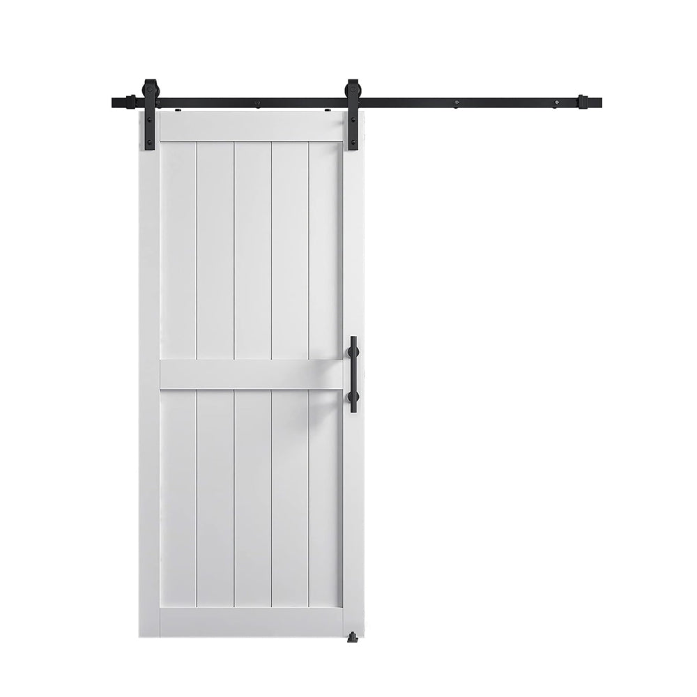 MDF Barn Door with Hardware Kit, H-Frame