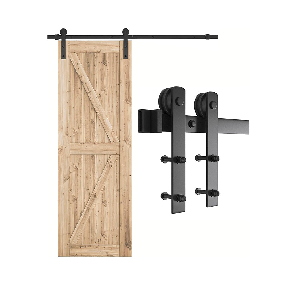 Sliding Barn Door Hardware Kit, I Shape Hanger