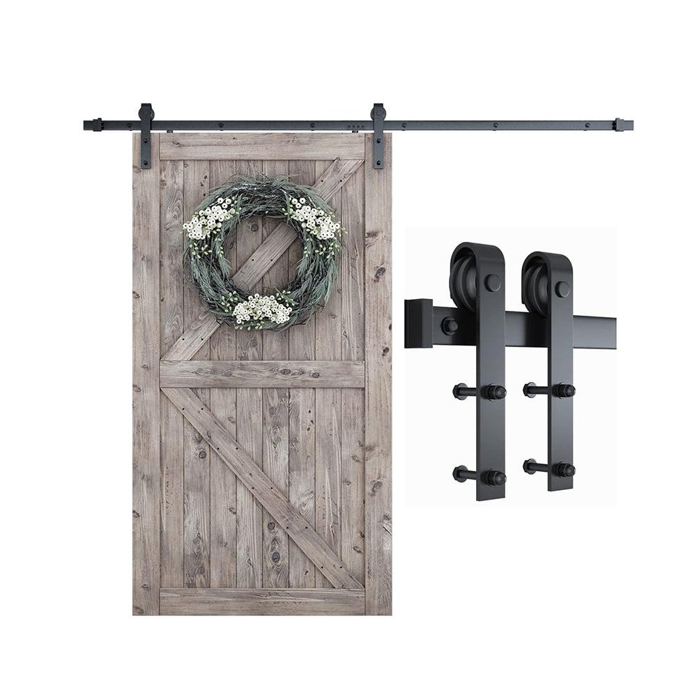 Sliding Barn Door Hardware Kit, Double m Shape Hanger