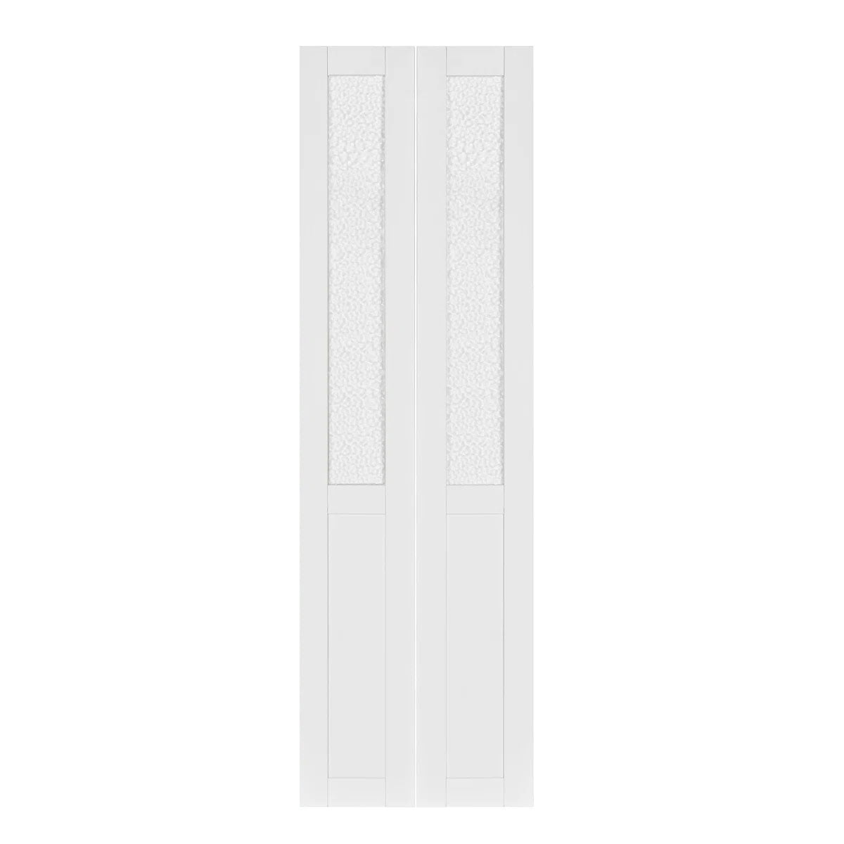White Bifold Door with Hardware Kit