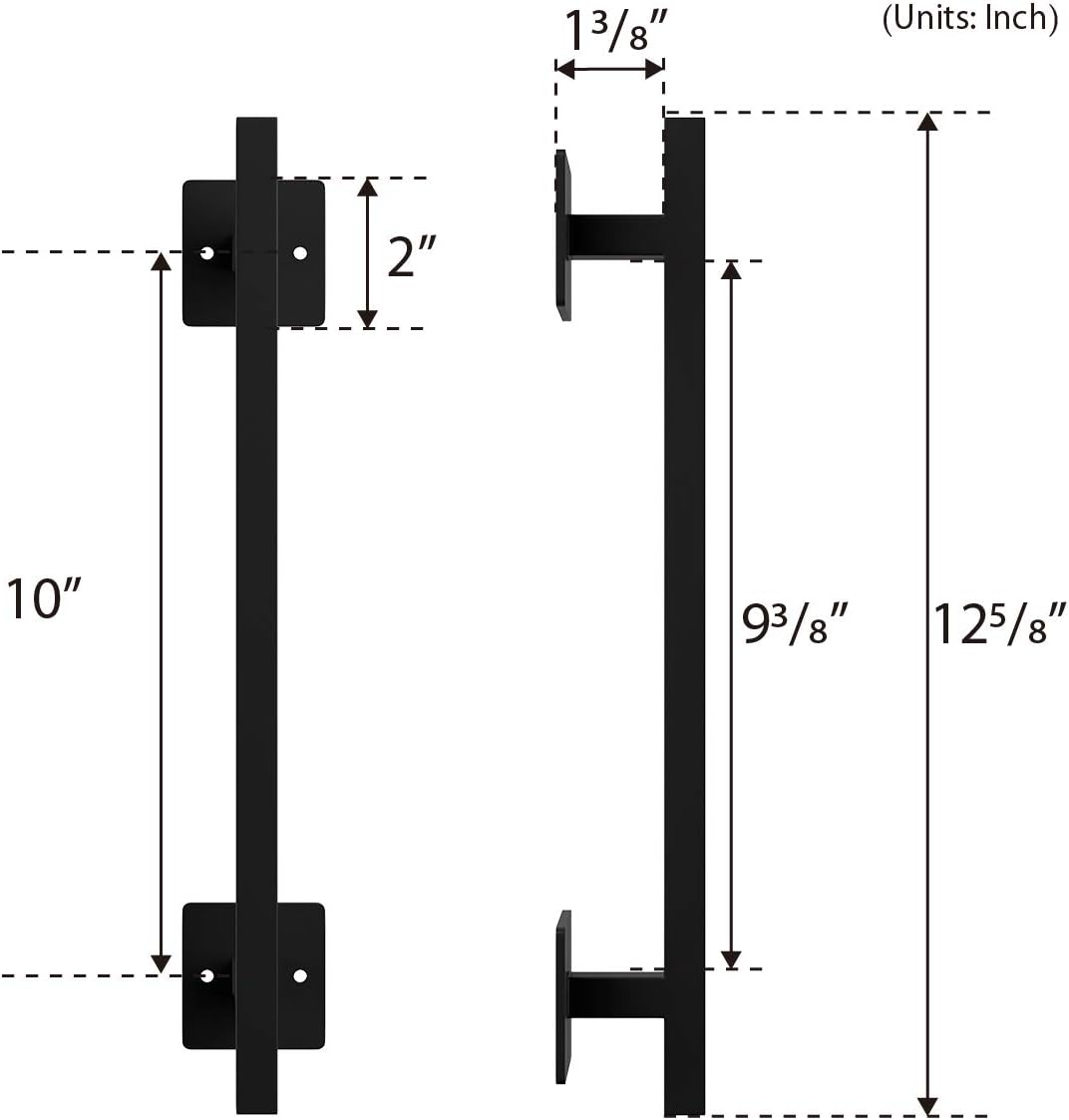 12" Barn Door Handle