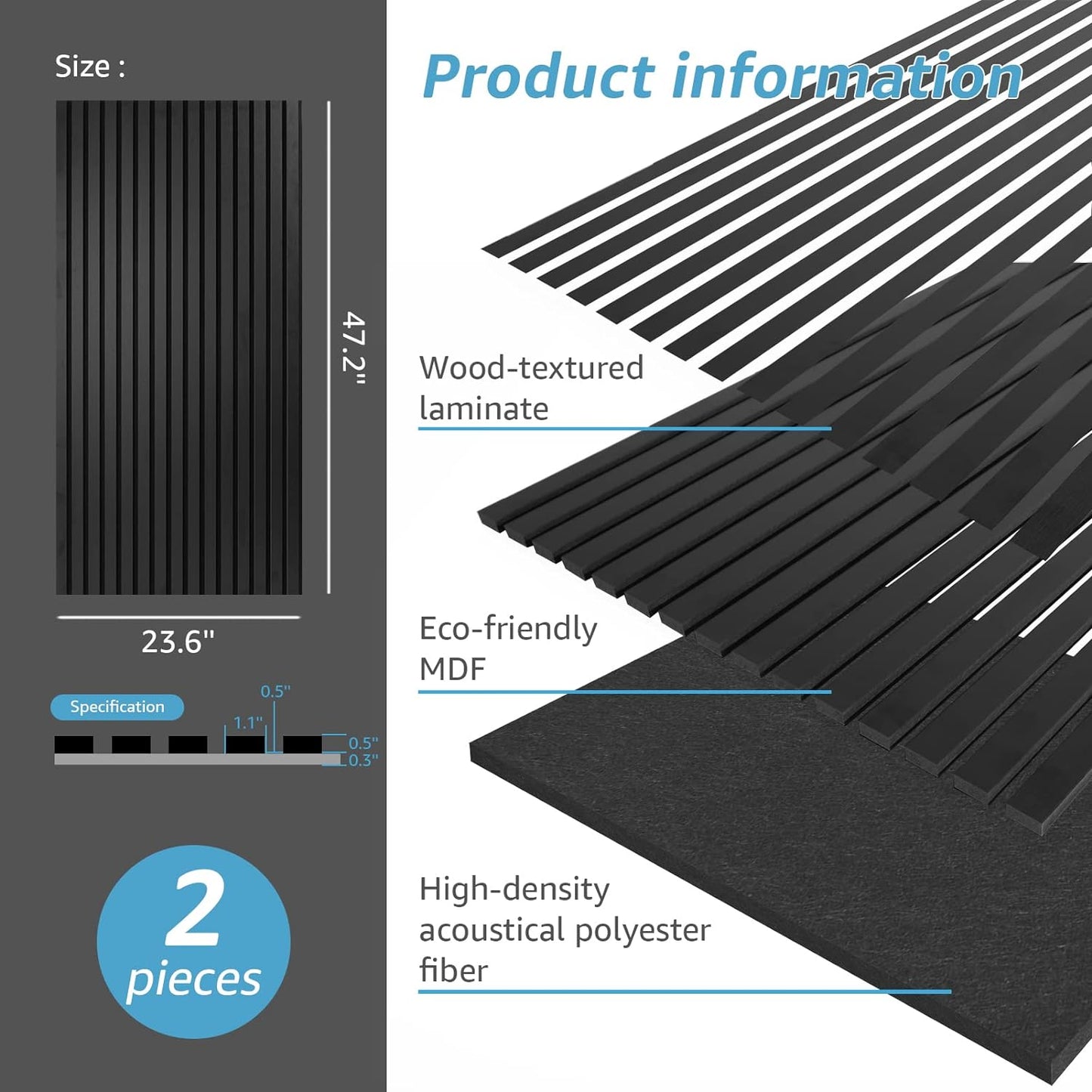 Wood Slat Acoustic Panels