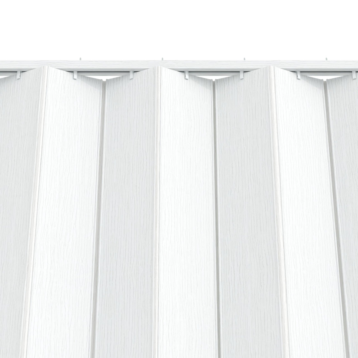 SMARTSTANDARD 32" x 80" Foldable Accordion Doors for Closet, PVC, White