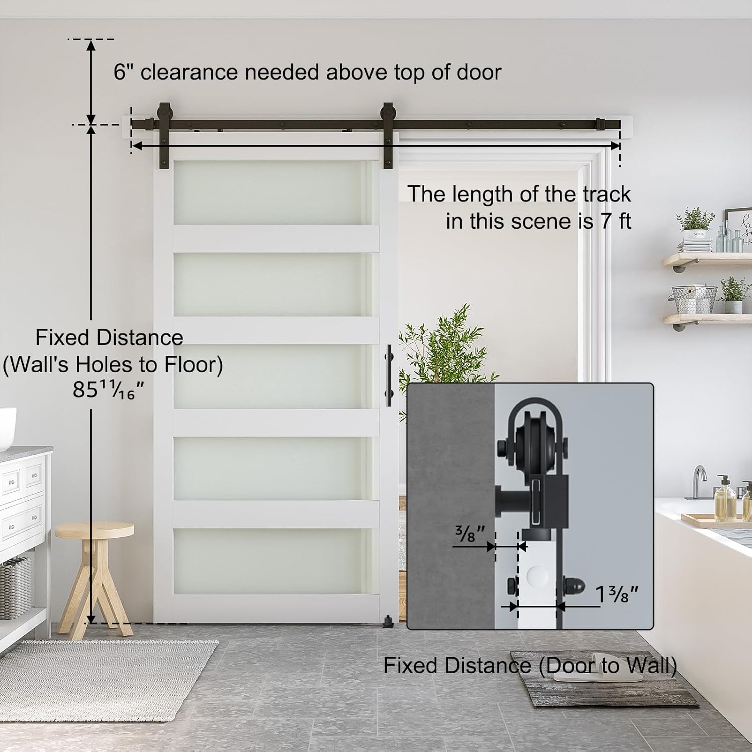 Glass Barn Door