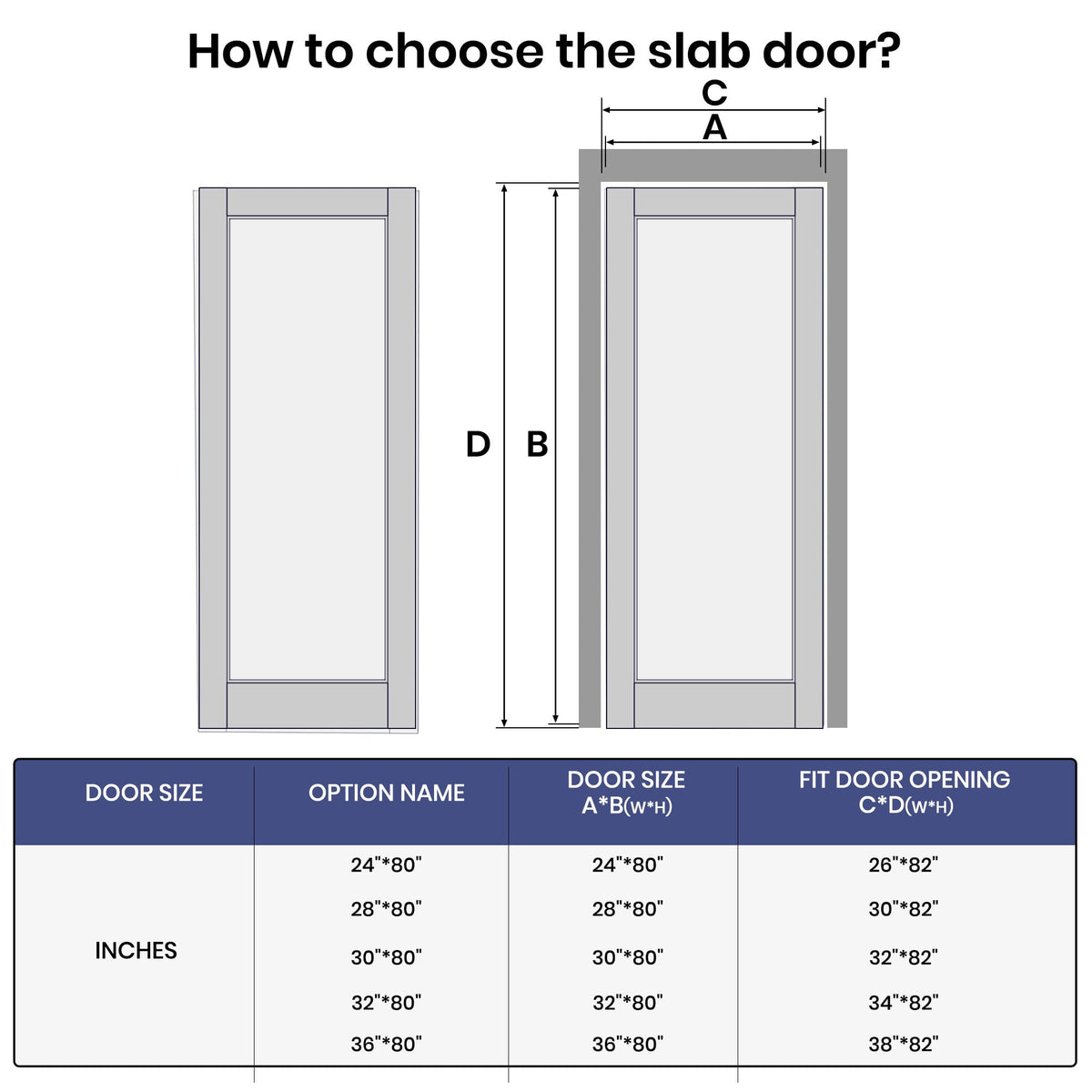 SMARTSTANDARD 24" x 80" Interior Glass Door, Solid Core, Pre-Assembled