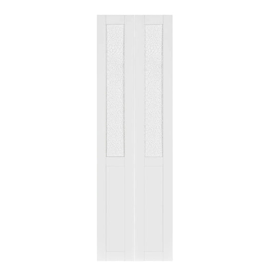 White Bifold Door with Hardware Kit